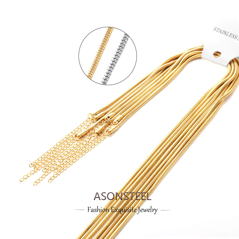 Cuban Link Chain 12Mm - ASONSTEEL 10 sztuk/partia Naszyjnik w stylu
