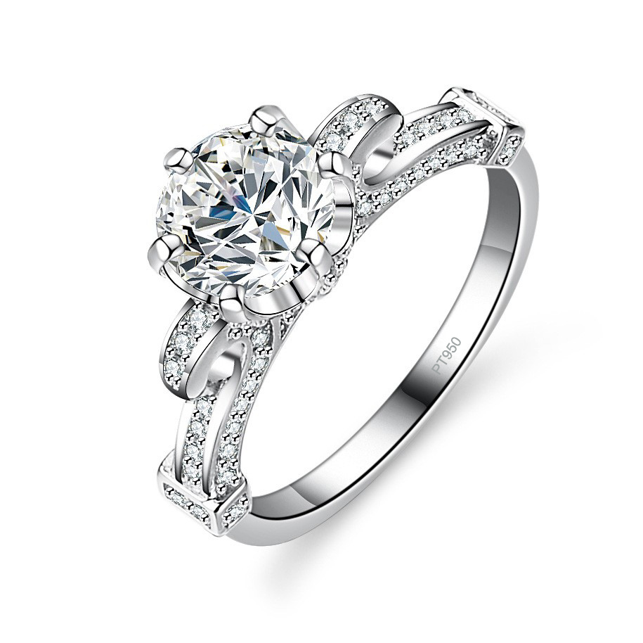 Pierścionek Lumira Classic z m – Moissanite Engagement Ring 1 Carat recenzja i cena