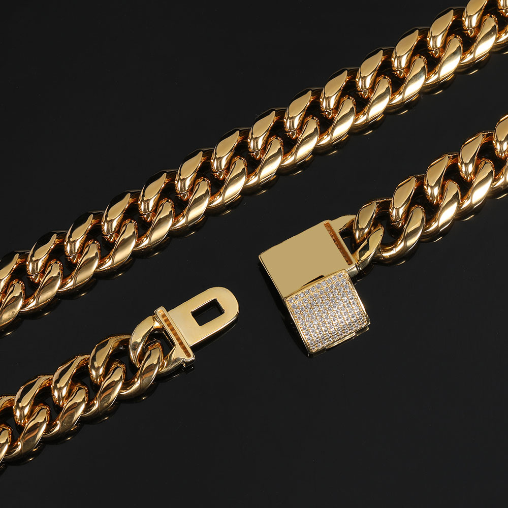 12mm Miami męski kubański łańc – Cuban Link Chain 12Mm recenzja i cena