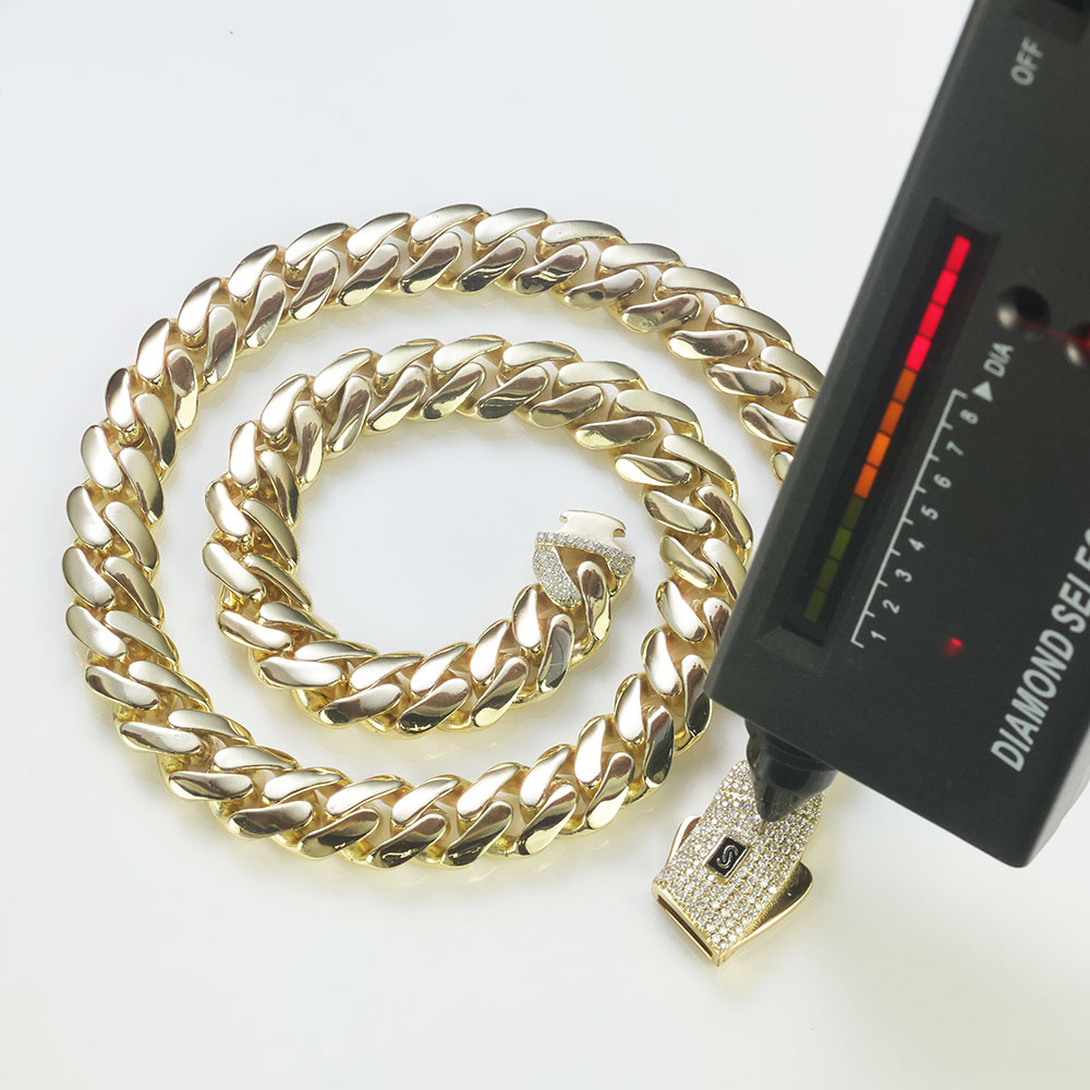 ESKEEM Nowy łańcuszek Monako z – Cuban Link Chain 12Mm recenzja i cena