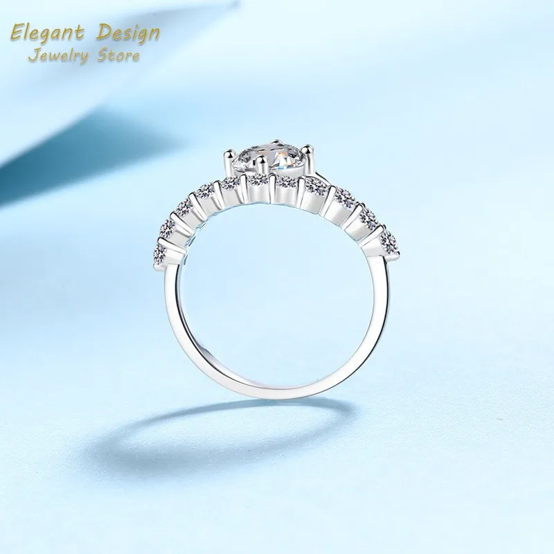 Pierścionek Ślubny z Diamentem – Moissanite Engagement Ring 1 Carat recenzja i cena