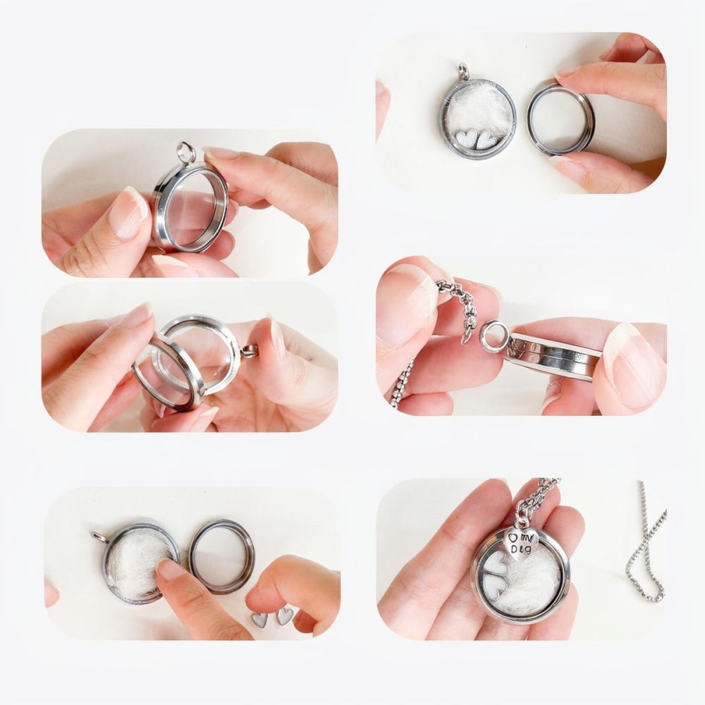 Naszyjnik ze stali nierdzewnej – Heart Locket Necklace Photo recenzja i cena