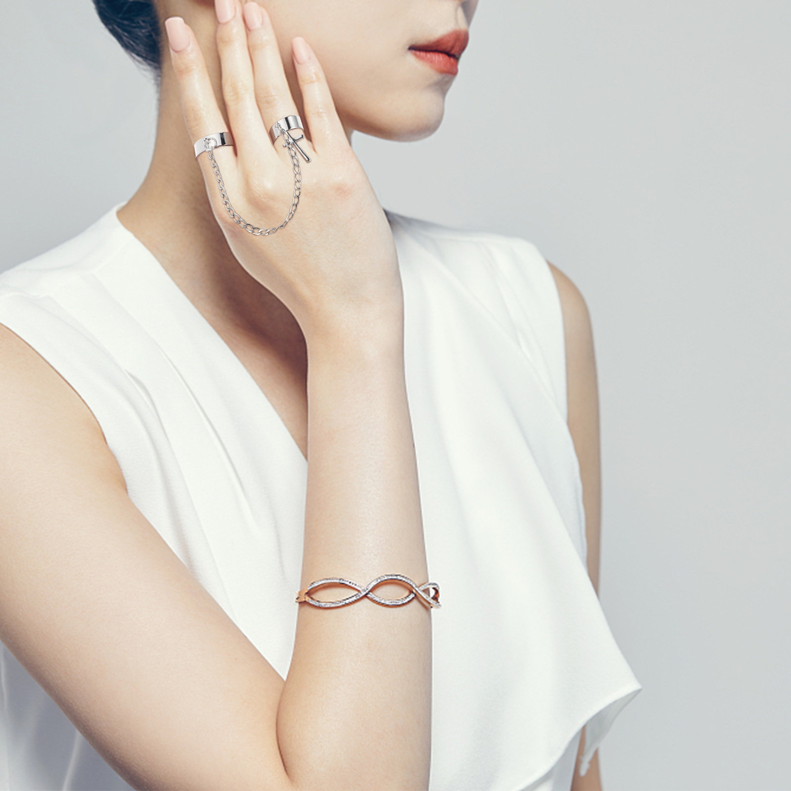 Zestaw pierścieni na palce w s – Vintage Punk Knuckle Rings Set recenzja i cena