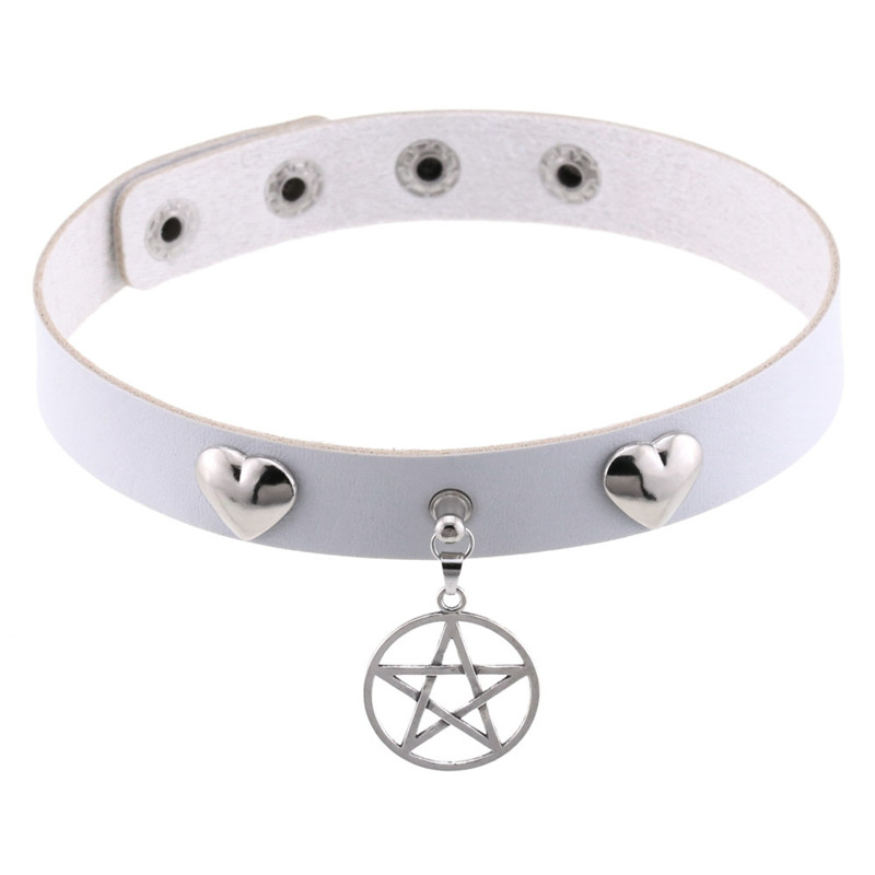 Punk Halloween Emo Cosplay Bla – Goth Punk Spike Choker recenzja i cena