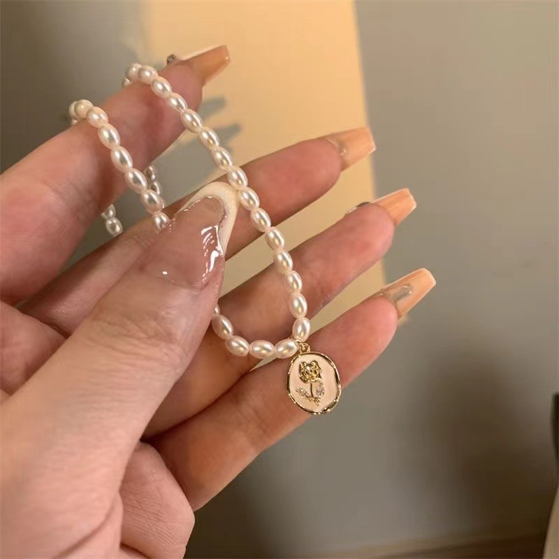 Francuski Vintage imitacja bar – Pearl Choker Necklace Vintage recenzja i cena