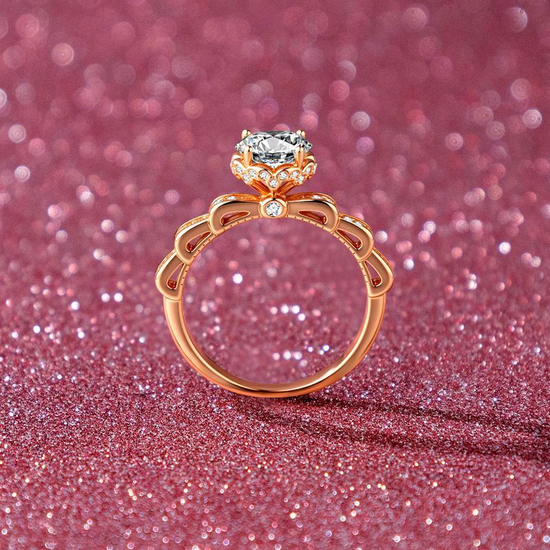 Prezent świąteczny: Pierścione – Moissanite Engagement Ring 1 Carat recenzja i cena