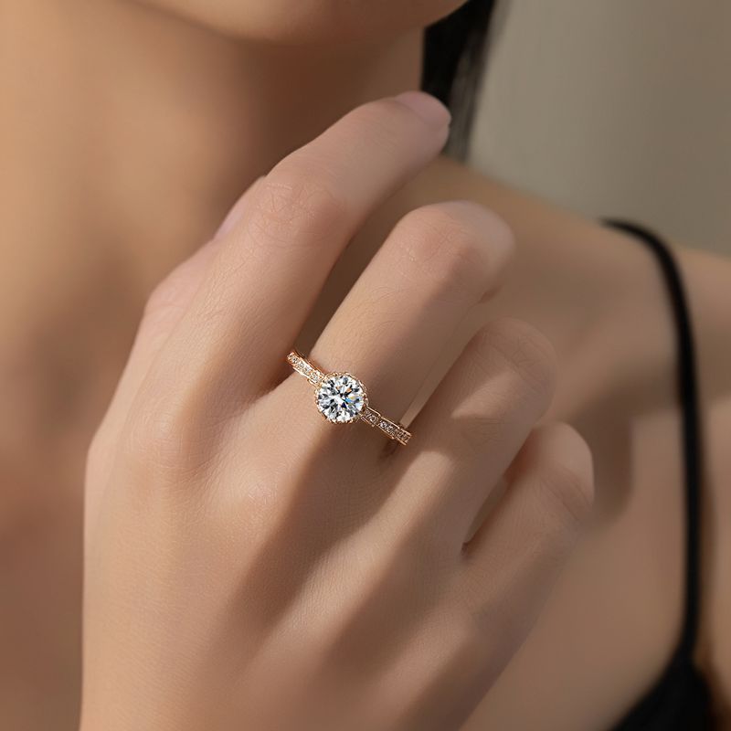 Prezent świąteczny: Pierścione – Moissanite Engagement Ring 1 Carat recenzja i cena