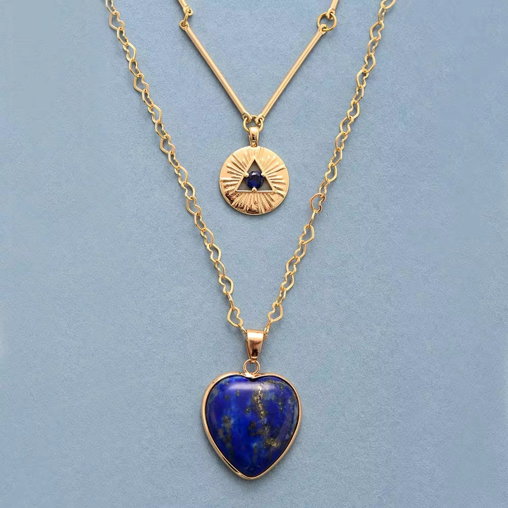 Wielowarstwowe naszyjniki z na – Layered Pendant Necklace Aesthetic recenzja i cena