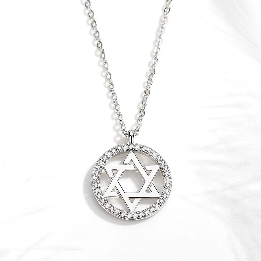 KALETINE żydowska Magen gwiazd – 925 Sterling Silver Chain Necklace Men recenzja i cena