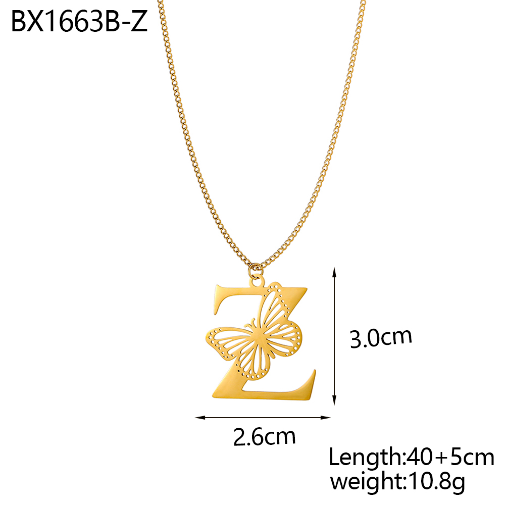 CARLIDANA Dainty 18K pozłacany – Initial Letter Necklace 18K Gold recenzja i cena