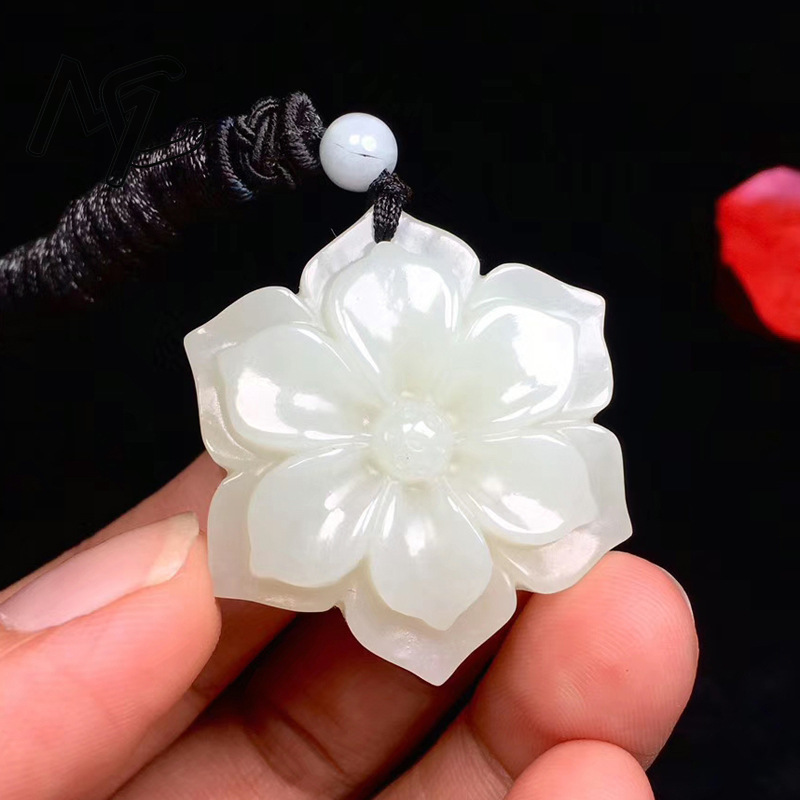 Naturalny Chiński Biały Jadeit – Necklaces recenzja i cena