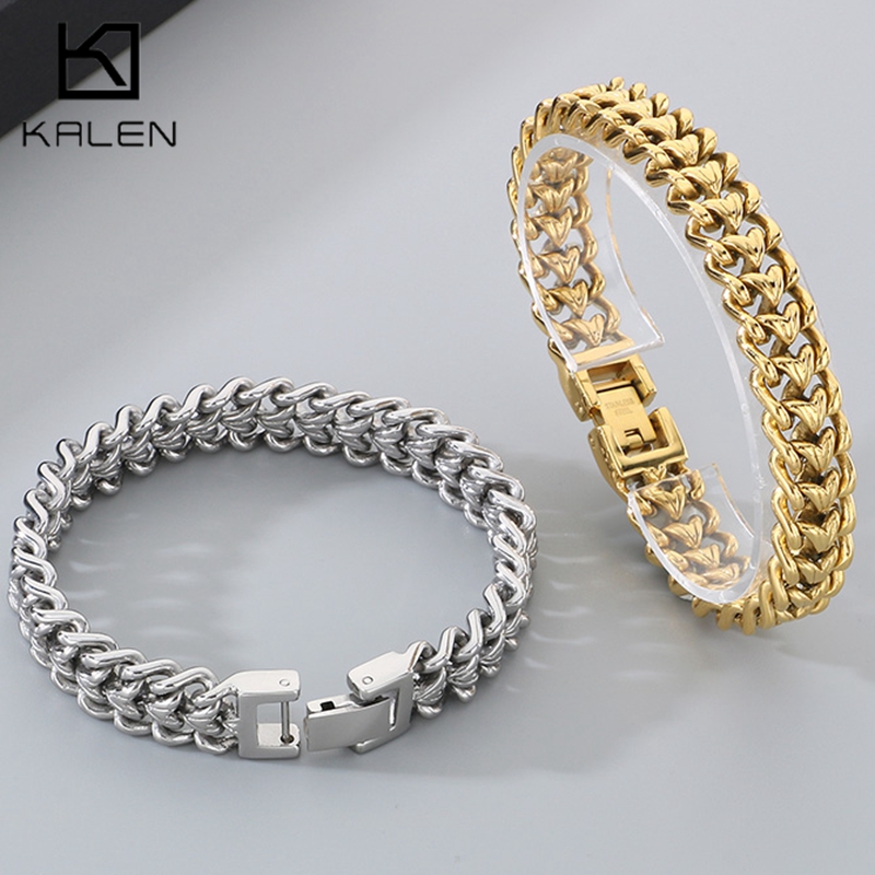 KALEN Błyszcząca Bransoletka M – Cuban Link Chain 12Mm recenzja i cena